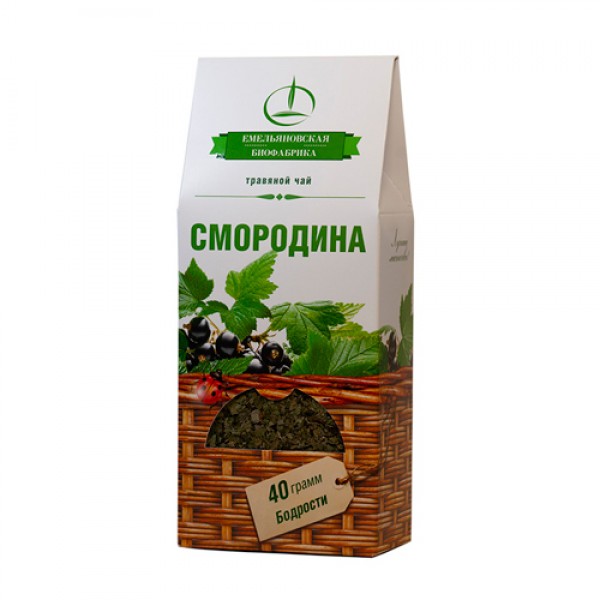 Емельяновская Биофабрика Напиток чайный `Смородина`, травяной 40 г