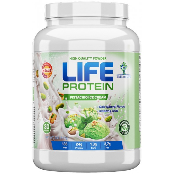 Tree of Life Протеин LIFE 908 г Фисташковое мороженое