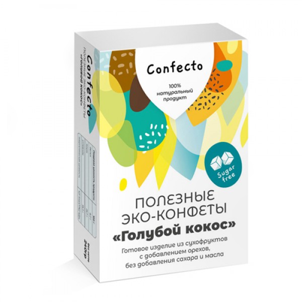 Confecto Эко-конфеты `Голубой кокос` 240 г