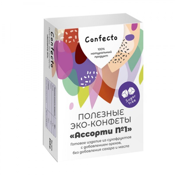 Confecto Эко-конфеты `Ассорти №1` 240 г