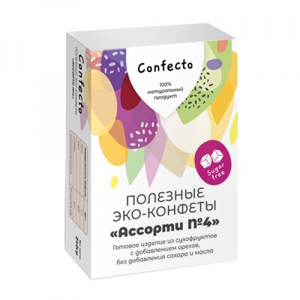 Confecto Эко-конфеты `Ассорти №4` 240 г