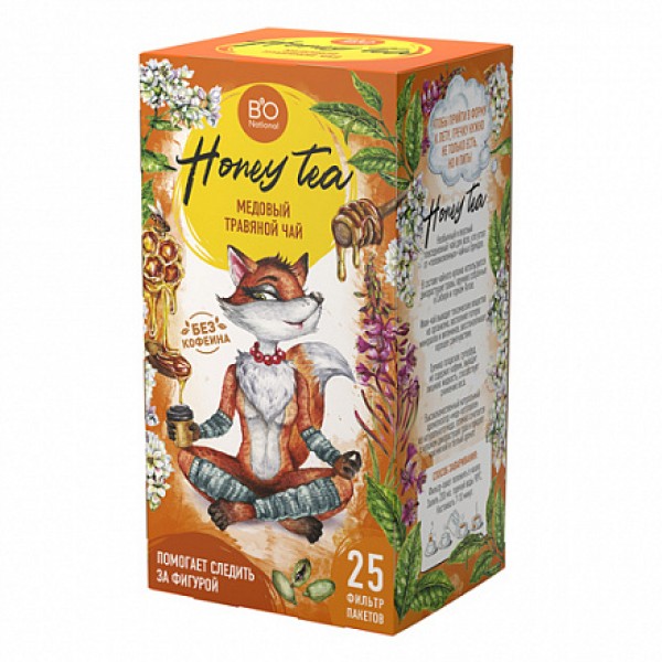 Bio National Чай травяной 'Honey tea' 25 пакетиков