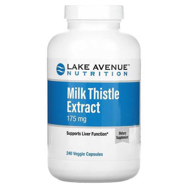 Lake Avenue Nutrition экстракт расторопши 175 мг 240 растительных капсул