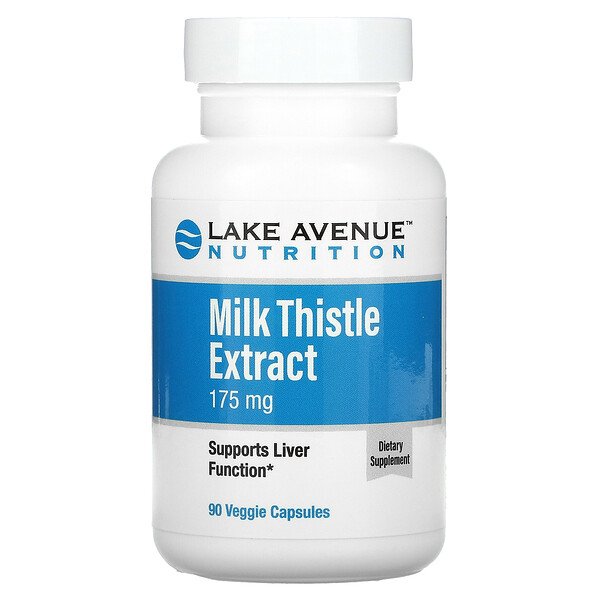 Lake Avenue Nutrition Экстракт расторопши 175 мг 90 растительных капсул