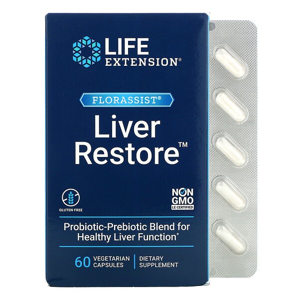 Life Extension FLORASSIST Liver Restore добавка дл...