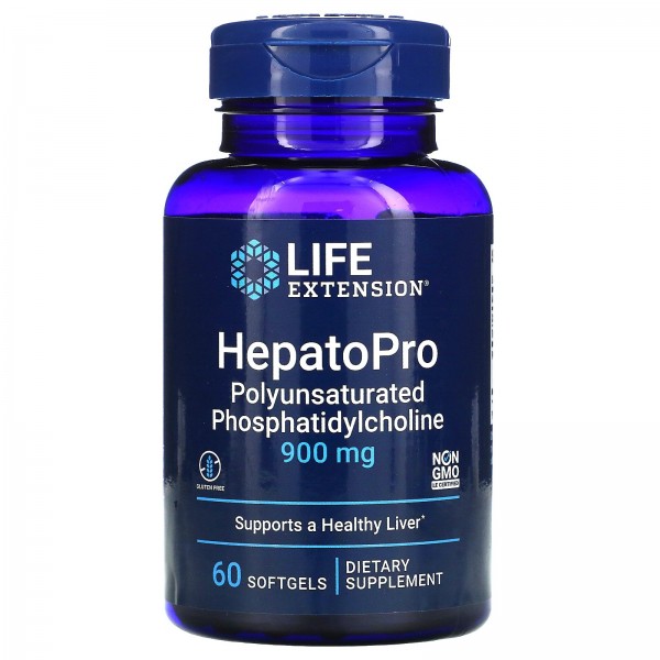 Life Extension HepatoPro 900 мг 60 мягких таблеток...