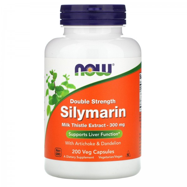 Now Foods Cилимарин 300 мг 200 растительных капсул