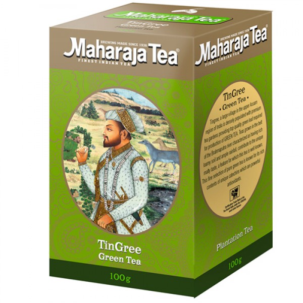 Maharaja Чай индийский зелёный Ассам `Тингри` 100 г