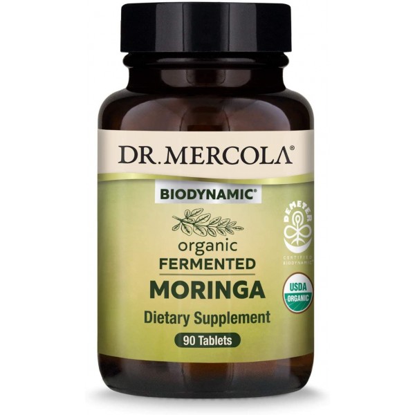 Dr. Mercola Biodynamic органическая ферментированная моринга 90 таблеток