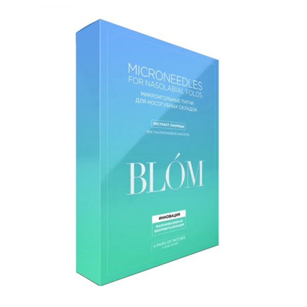 Blom Патчи микроигольные для носогубных складок `Экстракт лакрицы` 4,4 г