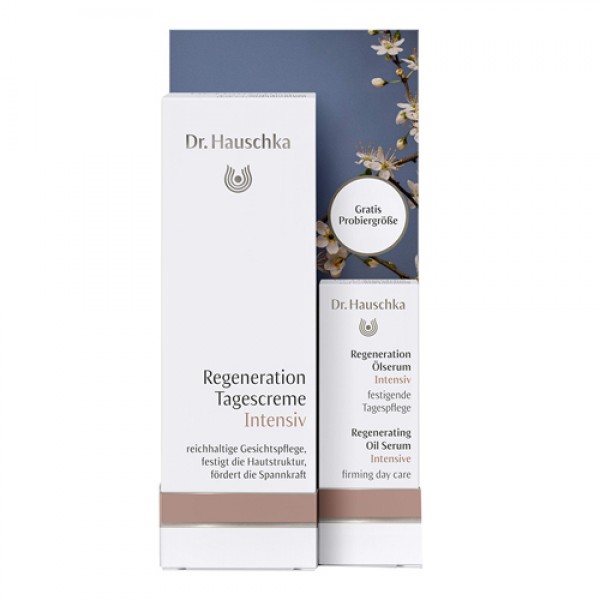 Dr. Hauschka Крем + сыворотка масляная для интенсивного ухода за кожей лица `Регенерирующие` 42.5 мл
