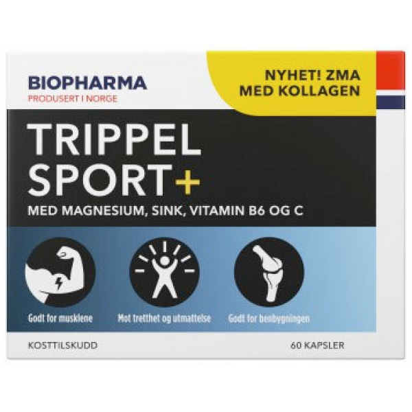 Biopharma ЗМА Trippel Sport+ 60 капсул