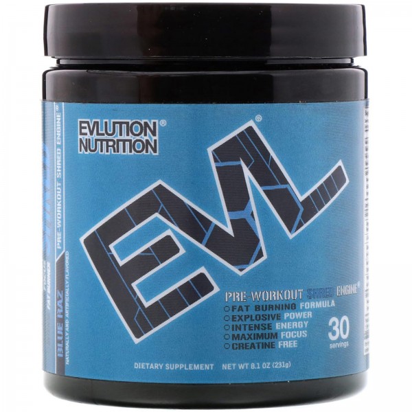 EVLution Nutrition ENGN Shred Pre-Workout Shred Engine Ежевика 231 г