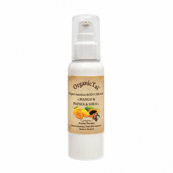 Organic Tai Cуперпитательный крем для тела 'Манго папайя и ши' 120 мл