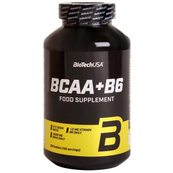BioTech USA BCAA с витамином B6 200 таблеток