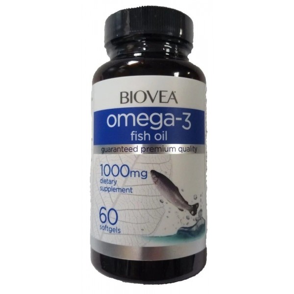 BioVea Омега-3 1000 мг 60 софтгель
