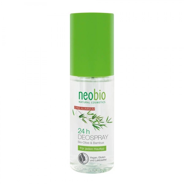NeoBio Дезодорант-спрей 24 часа 'С био-оливой и бамбуком' 100 мл