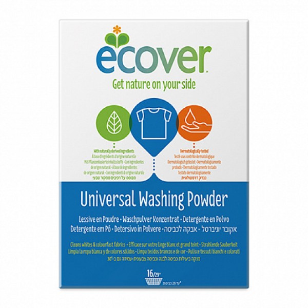 Ecover Экологический стиральный порошок-концентрат универсальный 1200 г