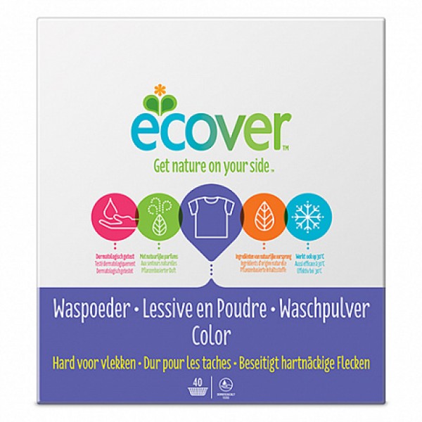 Ecover Экологический стиральный порошок-концентрат для цветных тканей 3000 г