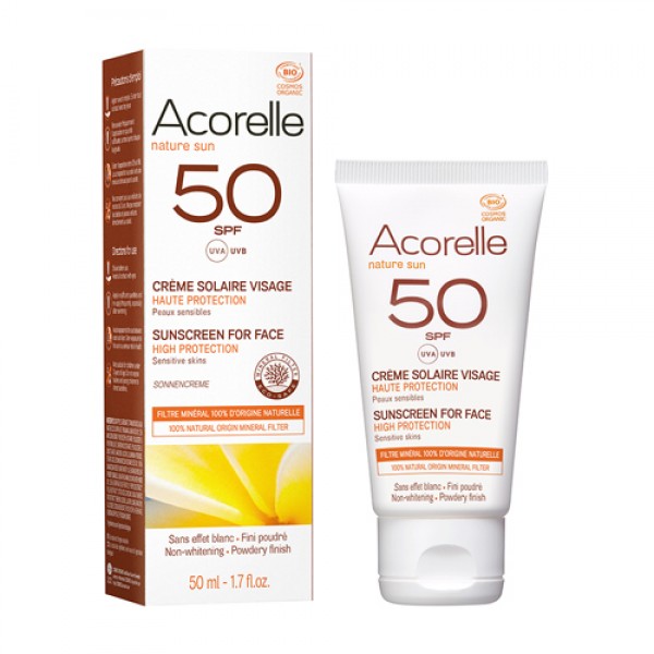 Acorelle Крем солнцезащитный SPF50 для лица 50 мл...