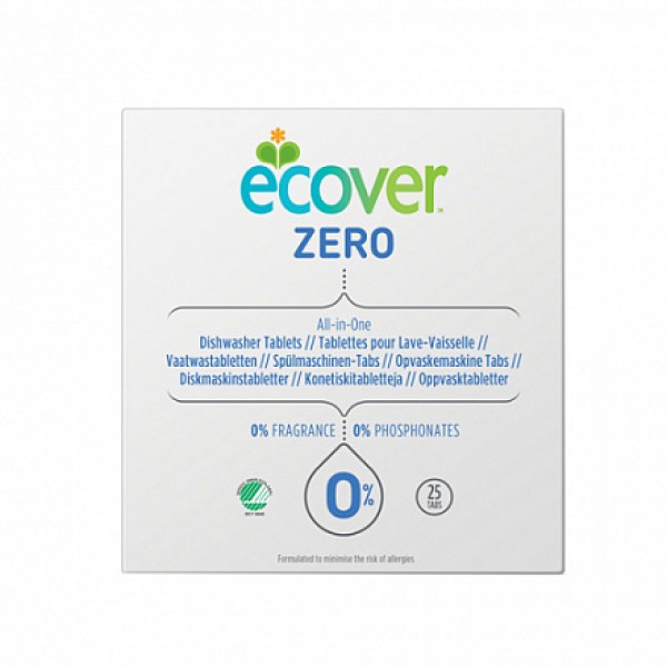 Ecover Таблетки для посудомоечных машин 'Zero' 25 ...