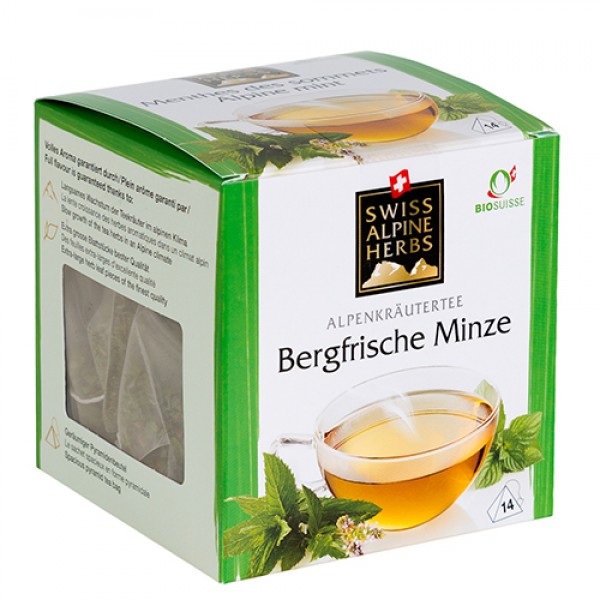 Swiss Alpine Herbs Чай травяной `Горная свежесть мяты` 14 г