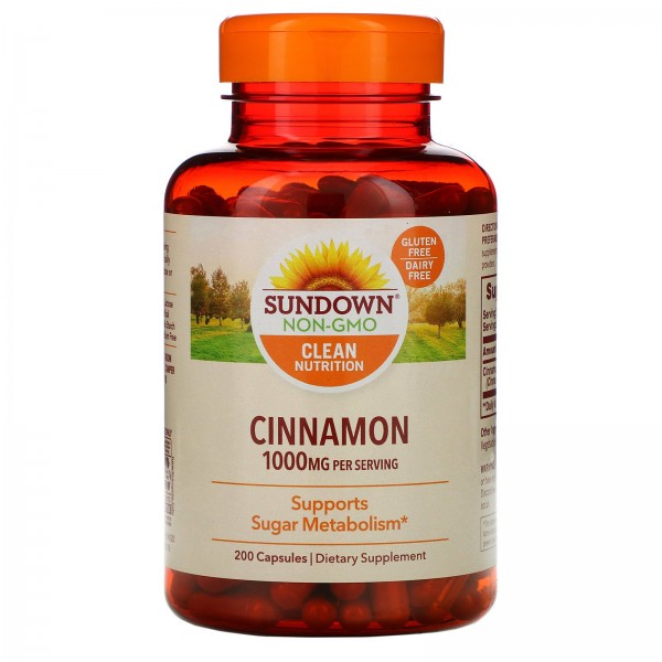 Sundown Naturals Корица 500 мг 200 капсул