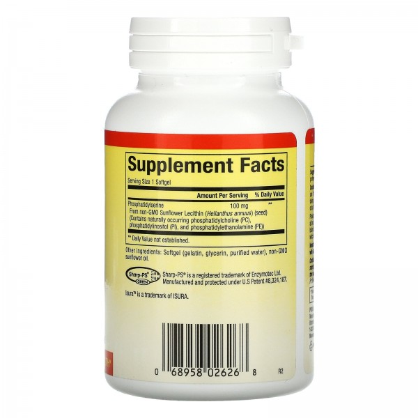 Natural Factors PS 100 mg 120 Softgels