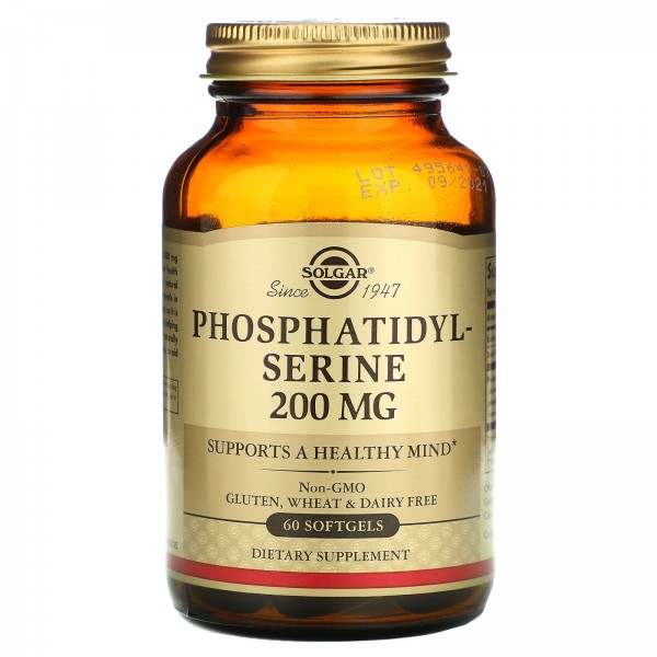 Solgar Фосфатидилсерин 200 мг 60 мягких желатиновы...