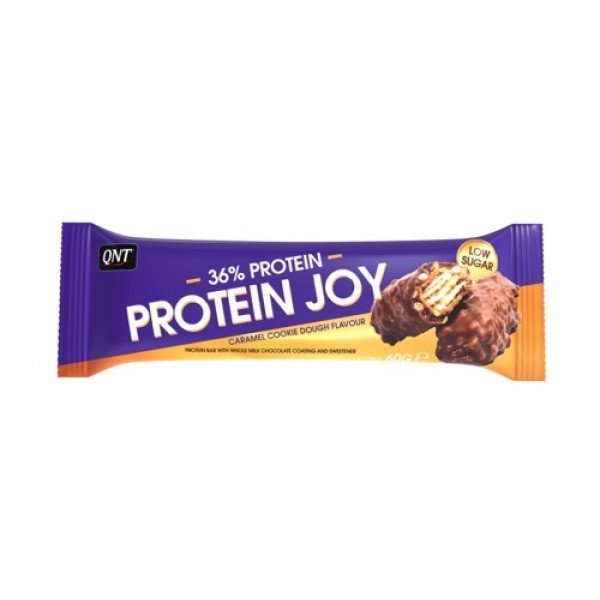 QNT Протеиновый батончик Protein Joy 60 г Карамельное печенье