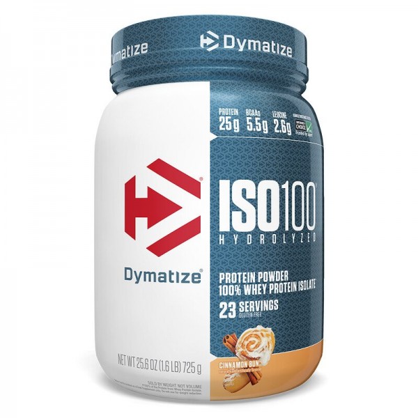 Dymatize Nutrition Изолят ISO-100 720 г Булочка с корицей