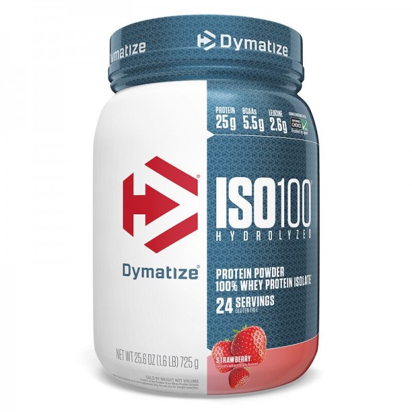 Dymatize Nutrition Изолят ISO-100 720 г Клубника