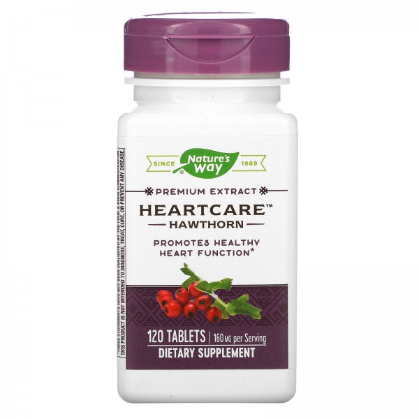 Nature's Way HeartCare боярышник 80 мг 120 таблето...