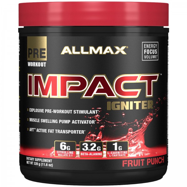 ALLMAX Nutrition IMPACT Igniter Pre-Workout Fruit ...