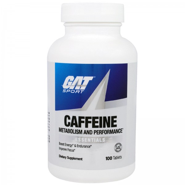 GAT Кофеин для метаболизма и продуктивности из серии `Необходимое` 100 таблеток