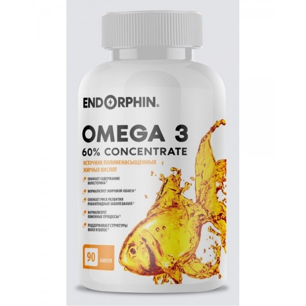 Endorphin Омега-3 60 % концентрат 90 капсул...