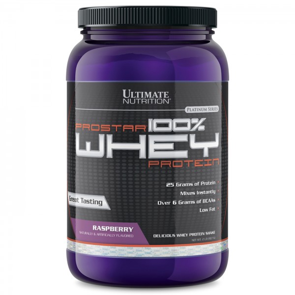 Ultimate Nutrition Протеин Prostar Whey 908 г Малина
