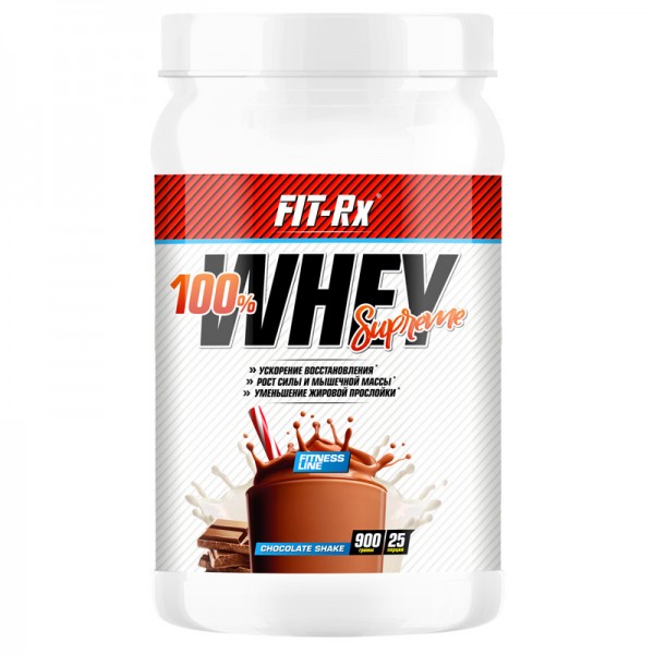 FIT-Rx 100% Вэй протеин супрем 900 г Шоколадный шейк