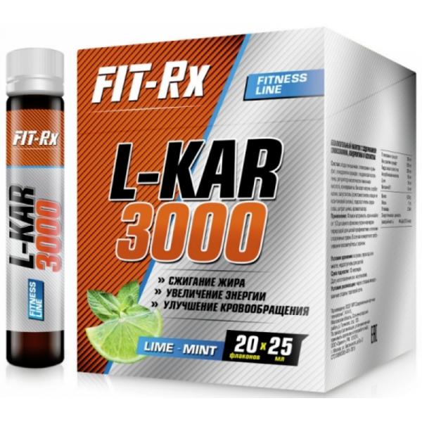 FIT-Rx Л-карнитин 3000 мг 25 мл Лайм-Мята