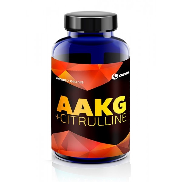 GEON Аргинин Альфа-кетоглютарат AAKG + Цитруллин 640 мг 90 капсул