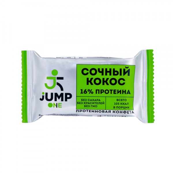 Jump Конфета орехово-фруктовая со вкусом `Сочный кокос` 30 г