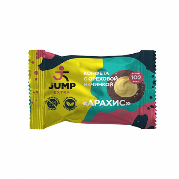 Jump Конфета `Арахис`, с ореховой начинкой 30 г