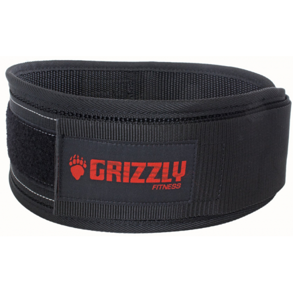 Grizzly Пояс атлетический ширина 15 см `BEARHUGGER 6` ткань черный XL