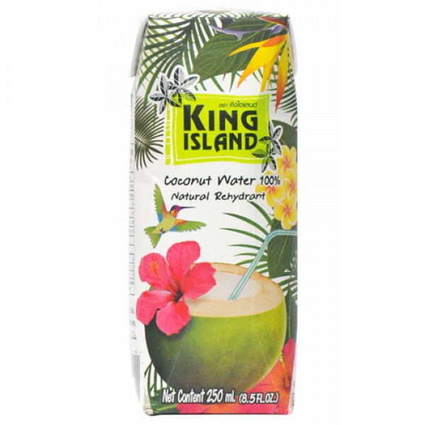 King Island 100% Кокосовая вода без сахара 250 мл...