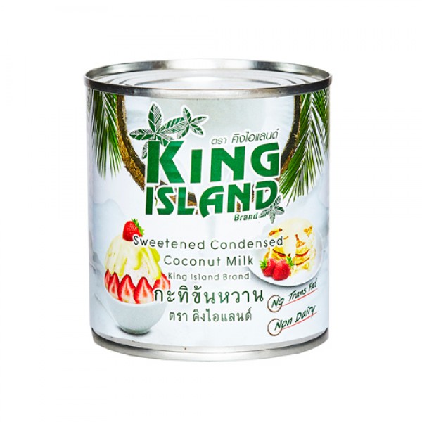 King Island Молоко сгущенное кокосовое, банка 380 ...