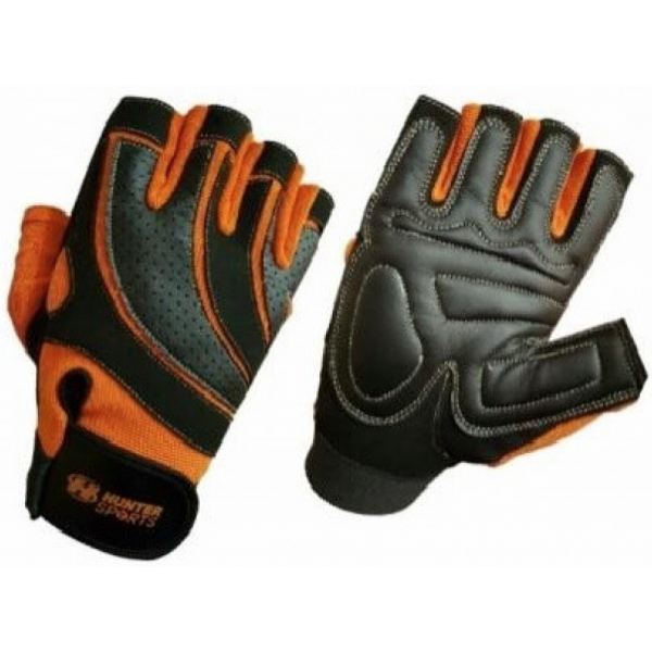 Hunter Sports Перчатки для спорта 312-2-A Черно-оранжевые M