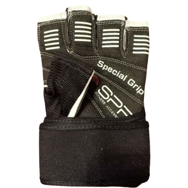 Hunter Sports Перчатки для фитнеса с напульсником HS-2022 Черно-серые M