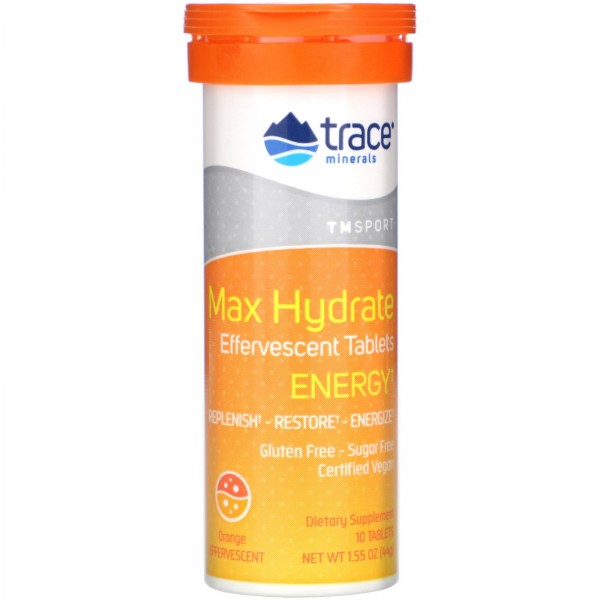 Trace Minerals Research Max Hydrate Energy Efferve...