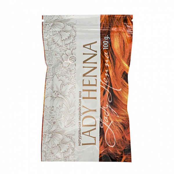 LADY HENNA Натуральная хна для волос 100 г