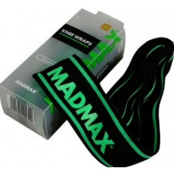 MADMAX Бинты коленные 2 м MFA299 Черный-зеленый...